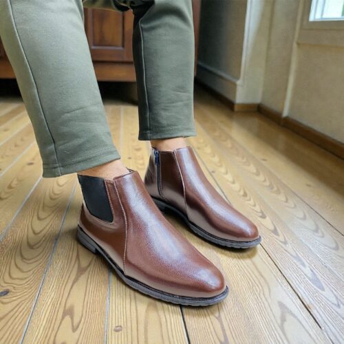 Premium Chelsea Boot For Men’s Coffee