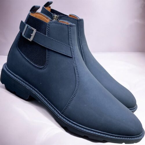 Premium Leather Chelsea Boot For Men’s Black