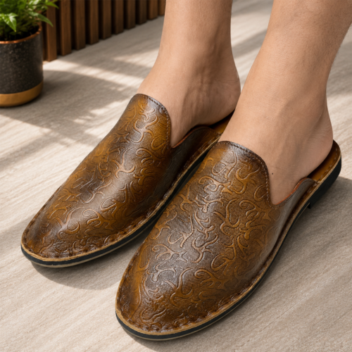 Genuine leather Half Shoes Octopus Master