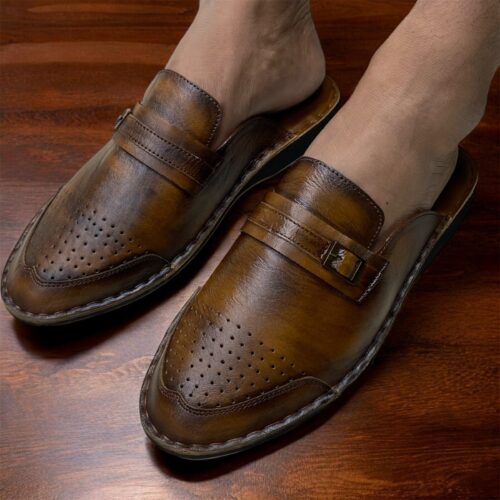 Genuine leather Half Shoes Royal Strap Master