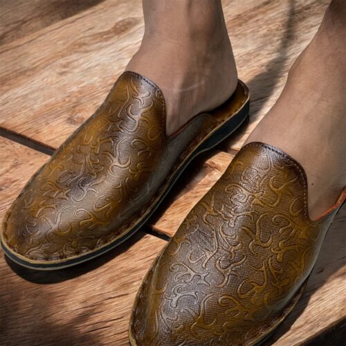 Genuine leather Half Shoes Octopus Master