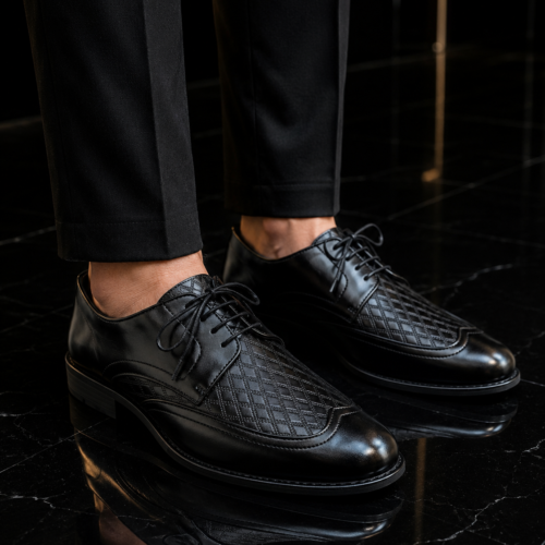 Premium Tracture Oxford Shoes for men Black!!