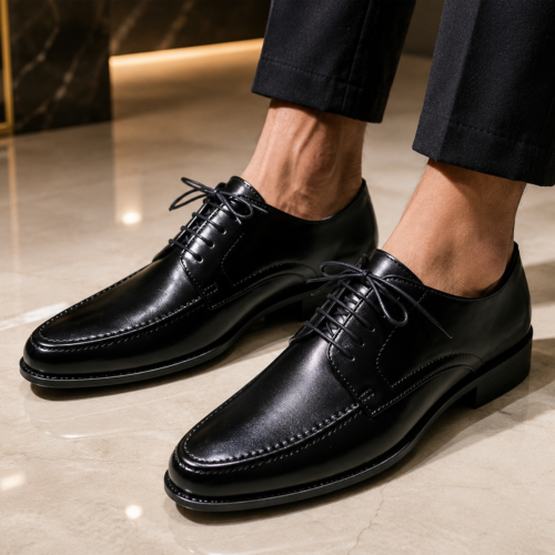 Men's Formal Oxford Shoes Black A-solid 001