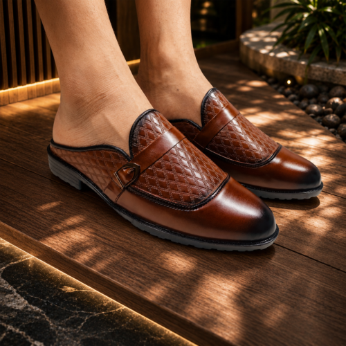 Men's Premium Half Shoe Abmosh Coffee